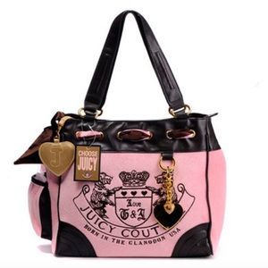 Juicy Couture Pink Heritage Crest Daydream Handbag